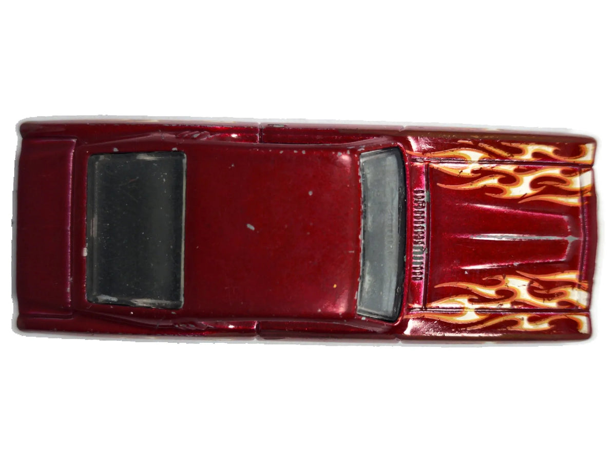 1970 CHEVROLET CHEVELLE SS, Hot Wheels 2008, Die cast Bordowy 1:64 Resoraki – zdjęcie 8