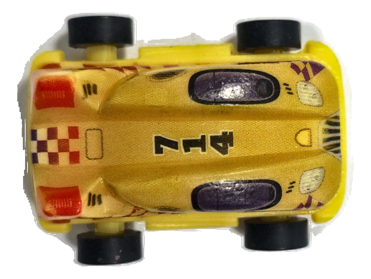 RACEAUTO, Ferrero (Kinder) 2010, Die cast UN054, Żółty, 1:100, Resoraki – zdjęcie 8