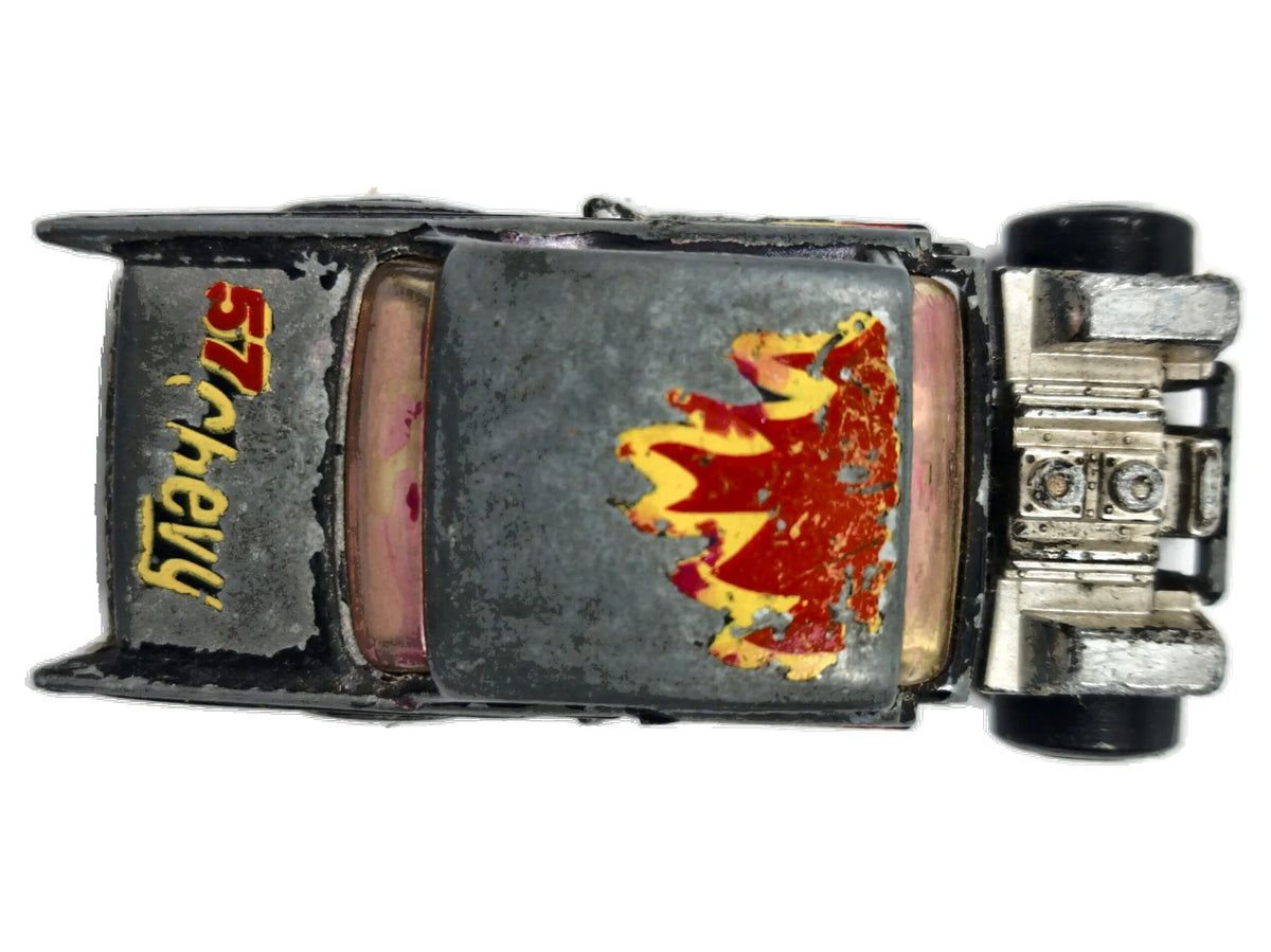 '57 Chevy Matchbox 1979 Superfast 1:64 Hot Rod Luzak Czarny – zdjęcie 8