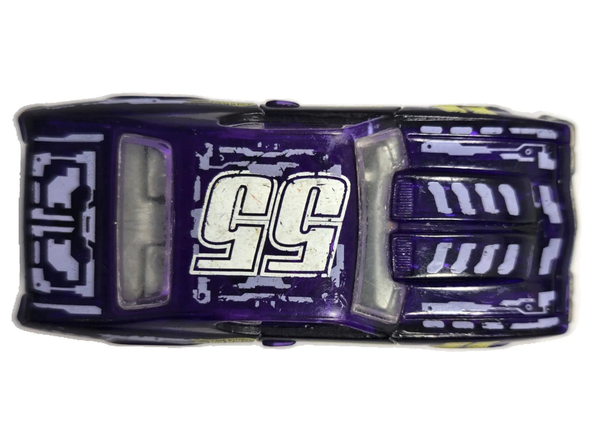 '69 CHEVELLE #55, Hot Wheels 2004, Die cast H27 / 1188 MJ, Fioletowy, 1:64 – zdjęcie 8