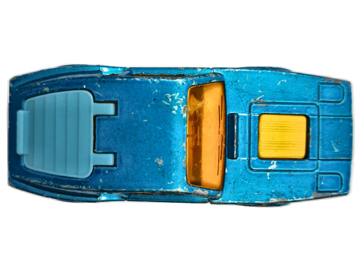 Saab Sonett III Superfast Matchbox 1973 Niebieski 1:55 Made in England – zdjęcie 8