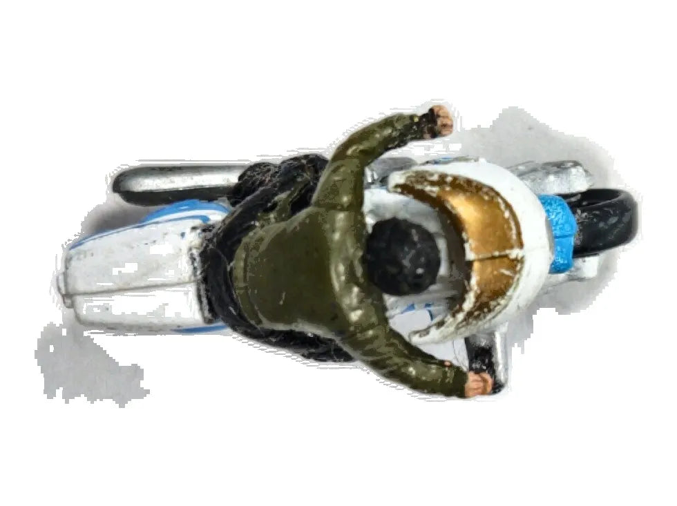 Motocykl Motocykl Sportowy Micro Machines Galoob Biały 1:87 – zdjęcie 8