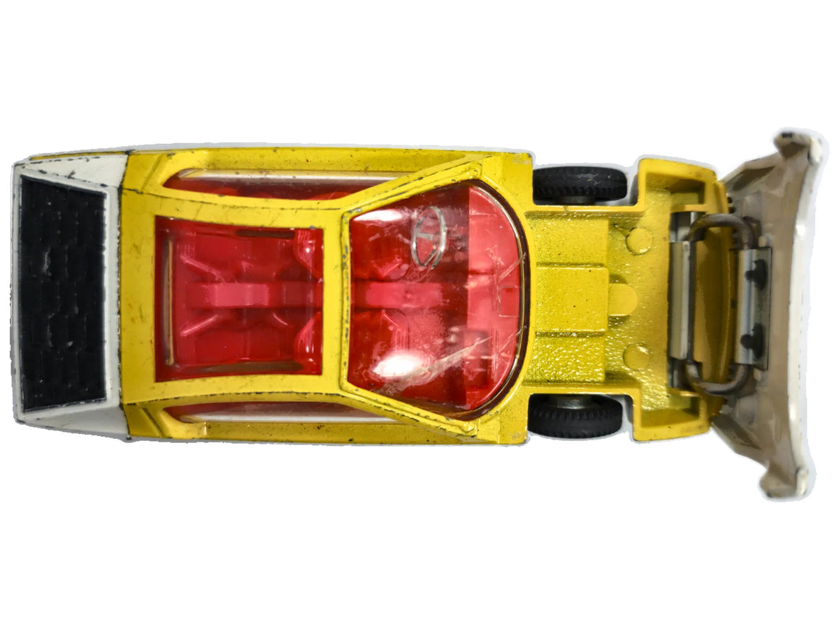 LAMBORGHINI MARZAL Dinky Toys 1968 Żółty 1:38 Made in England – zdjęcie 8