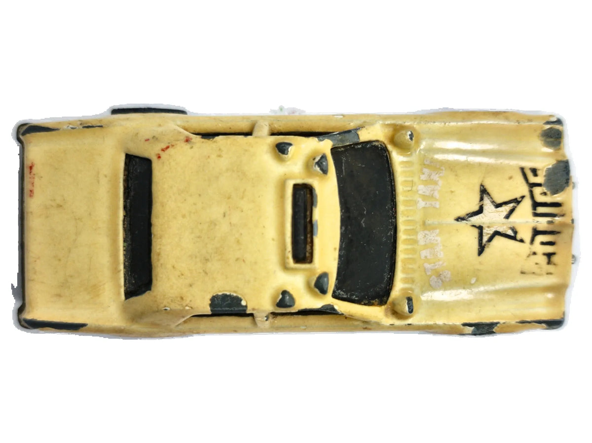 SHERIFF PATROL JAK DODGE MONACO, Hot Wheels 1977, Kremowy, 1:64, Resoraki – zdjęcie 8
