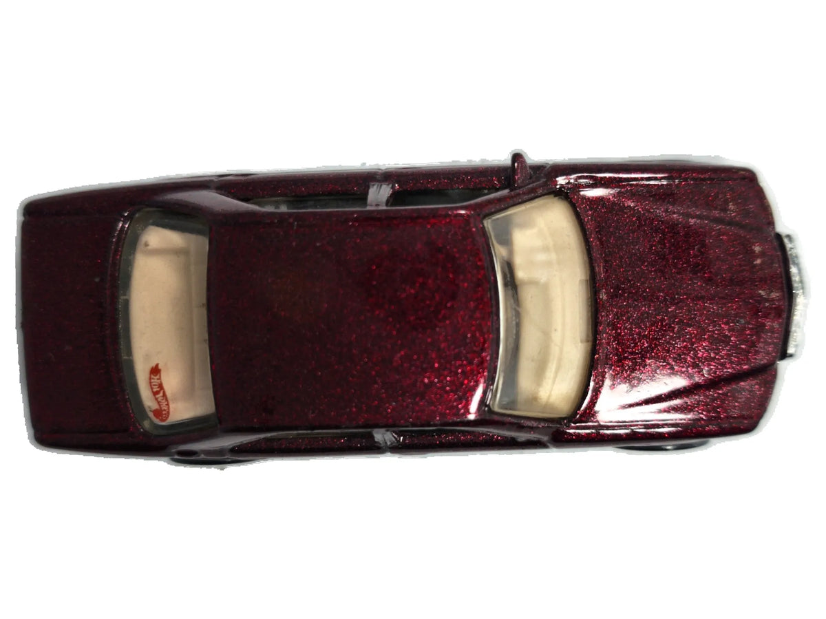 1983 MERCEDES-BENZ 380 SEL Hot Wheels 1991 Bordowy 1:64 2xMetal – zdjęcie 8