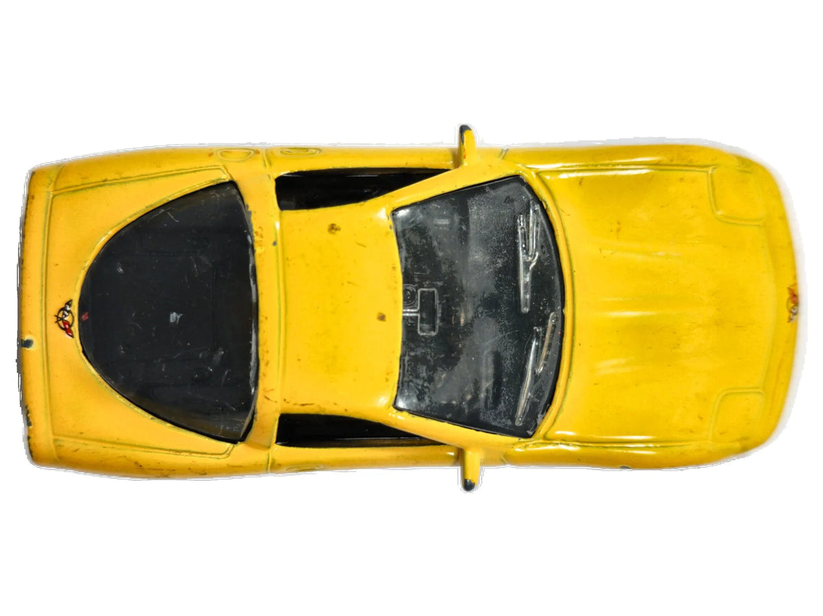 CHEVROLET 1999 CORVETTE, Welly, Die cast No.52023, Żółty, 1:64, Resoraki – zdjęcie 8