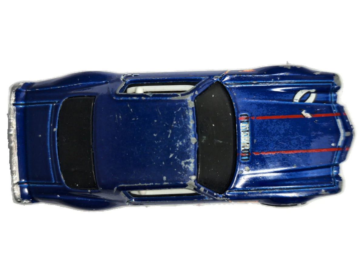 '70 Camaro Hot Wheels 2011 1:64 07 Luzak Niebieski – zdjęcie 8