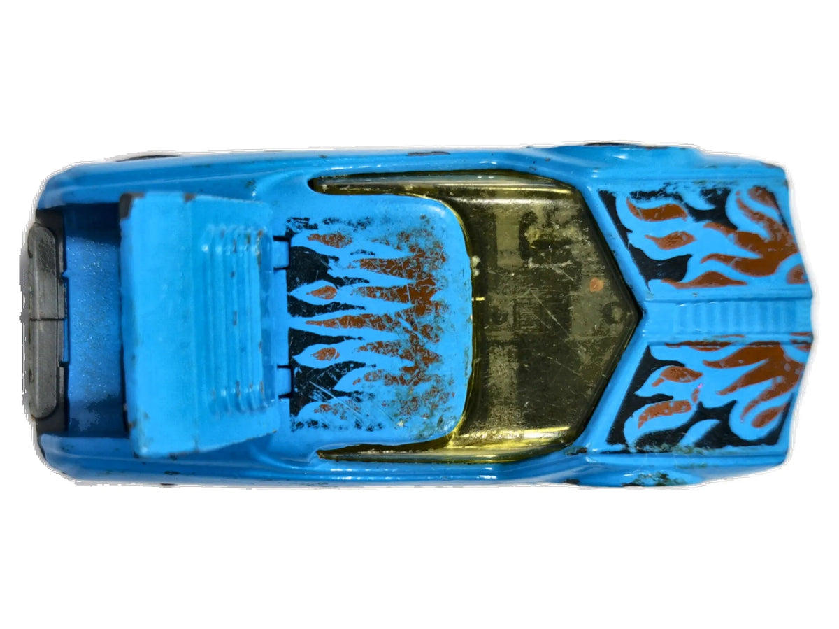 Datsun 126X Superfast Zylmex 1987 Niebieski 1:64 Made in England – zdjęcie 8