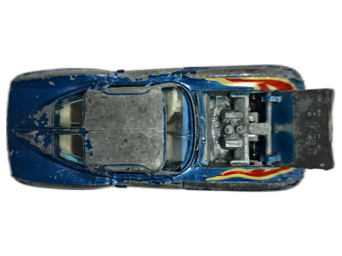 CHEVROLET CORVETTE STING RAY Dinky Toys '80 Niebieski 1:64 – zdjęcie 8