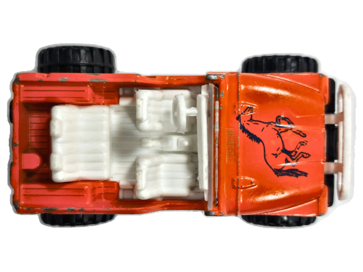 JEEP WRANGLER, Corgi, Made in Gt Britain, Die cast Pomarańcz 1:64, Resoraki – zdjęcie 8