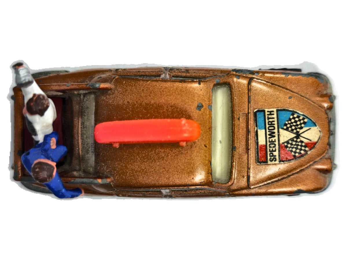 JAGUAR PACE CAR Rockets Corgi 1969 Miedziany 1:51 Made in Great Britain – zdjęcie 8
