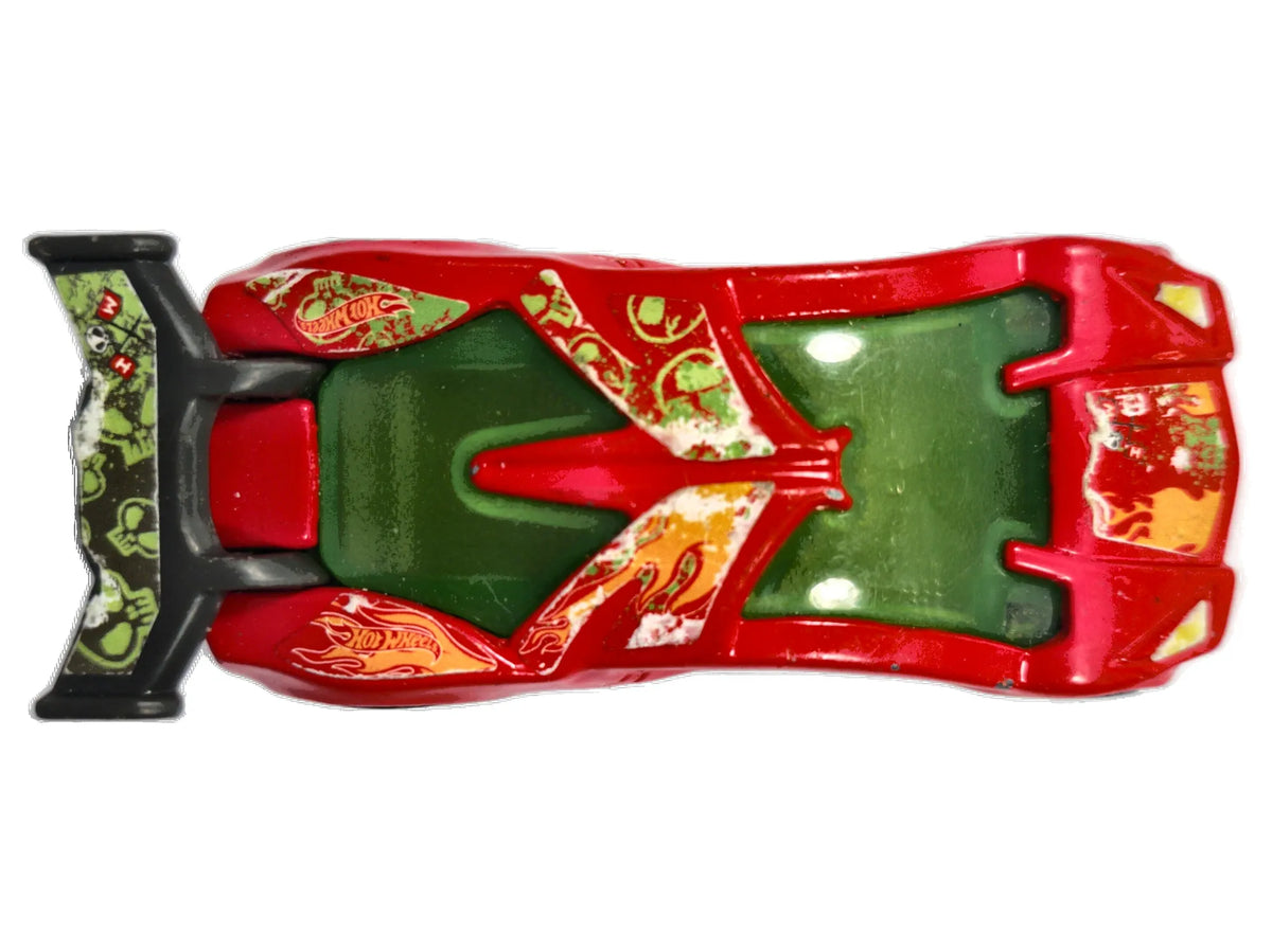 IMPAVIDO 1, Hot Wheels 2012 dla McDonald's, Die cast Czerwony 1:64 Resoraki – zdjęcie 8