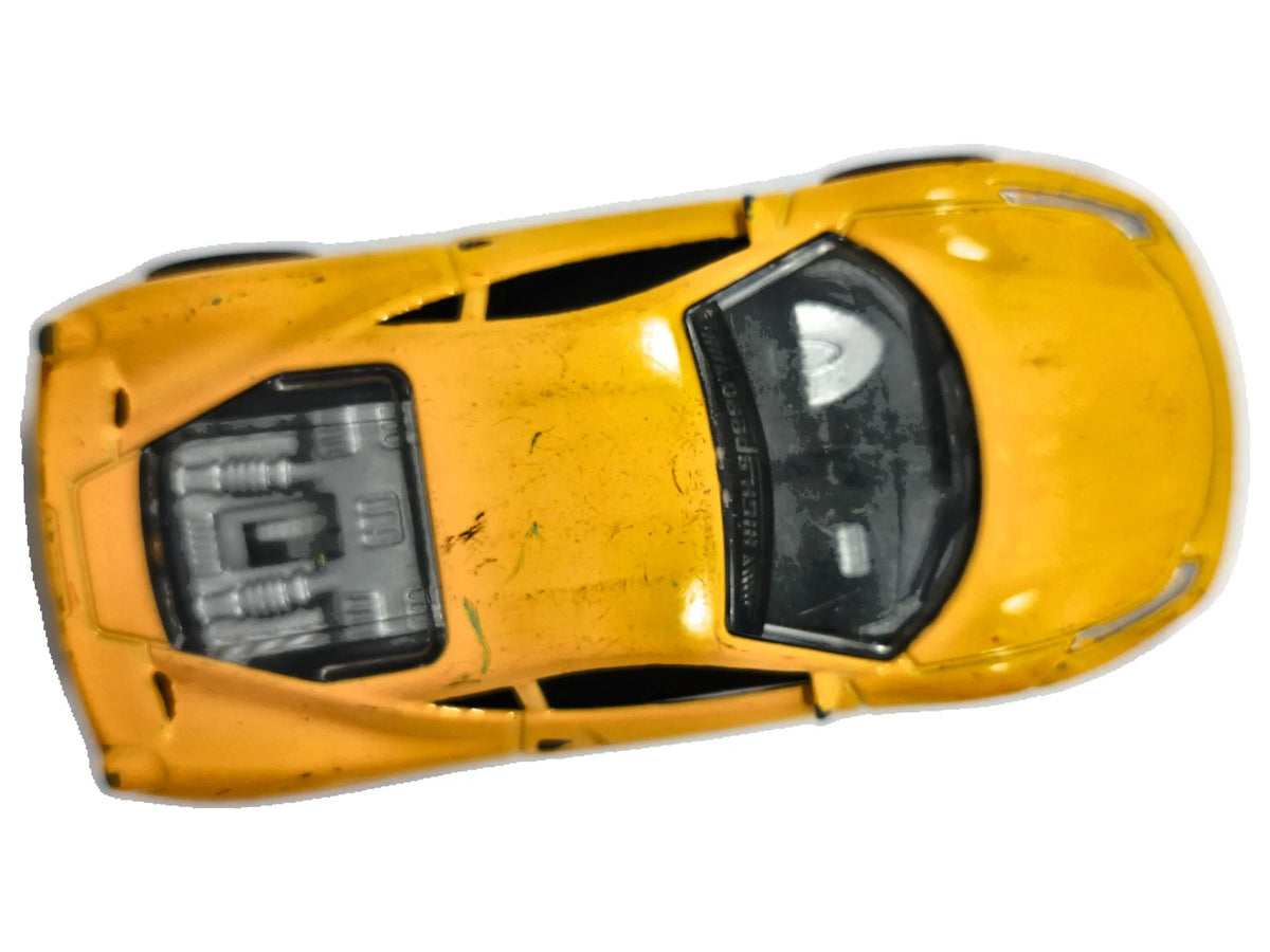 Jak Ferrari 458 Italia Unbranded 1:49 Made in China Coupe Luzak Żółty – zdjęcie 8