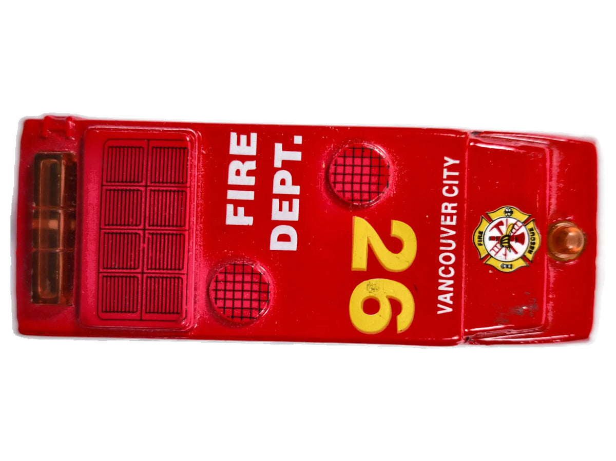 FIRE DEPARTMET TRUCK #26, STRAŻ POŻARNA, Zylmex 1990 Czerwony 1:87 Resoraki – zdjęcie 8