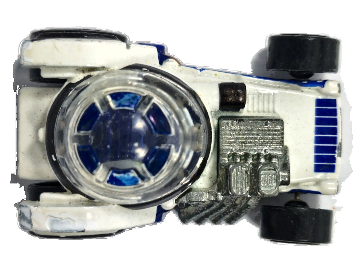 STAR WARS CHARACTER CAR R2-D2 Hot Wheels 2014, Die cast Biały 1:64 Resoraki – zdjęcie 8