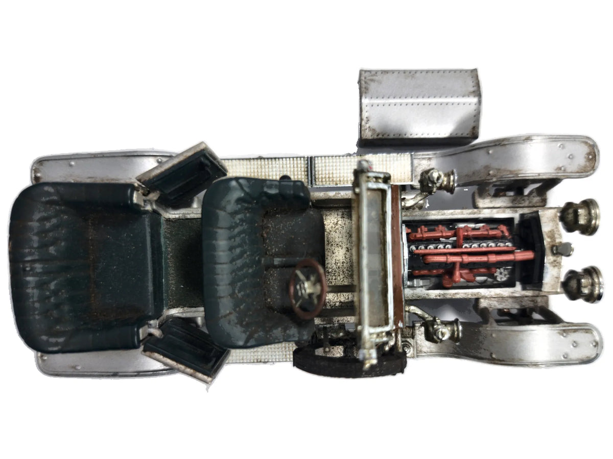 The Silver Ghost Oldtimer Franklin Mint Precision Models '85 Srebrny 1:43 – zdjęcie 8
