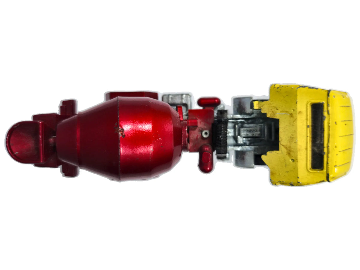 Ciężarówka Betoniarka Eidai Corporation '70 Czerwony 1:64 Made in Japan – zdjęcie 8