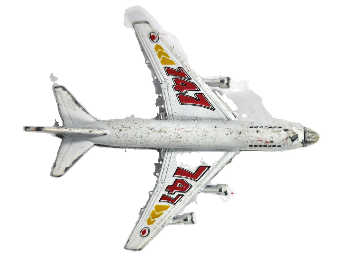 BOEING 747-100 SAMOLOT PASAŻERSKI, Unbranded Die cast, Biały 1:900 Resoraki – zdjęcie 8