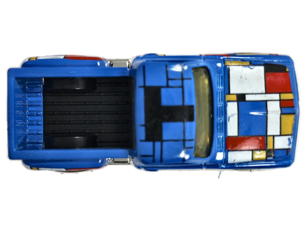 Chevrolet Silverado Hot Wheels 1983 HW ART CARS 1:64 Pickup Mondrian Custom – zdjęcie 8