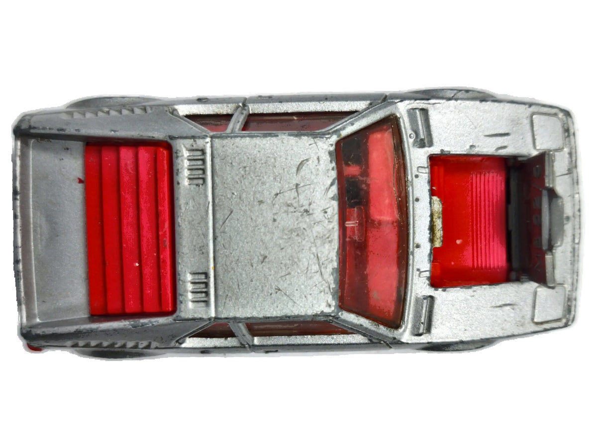 BMW M1 Matchbox 1981 Srebrny 1:58 Made in England – zdjęcie 8