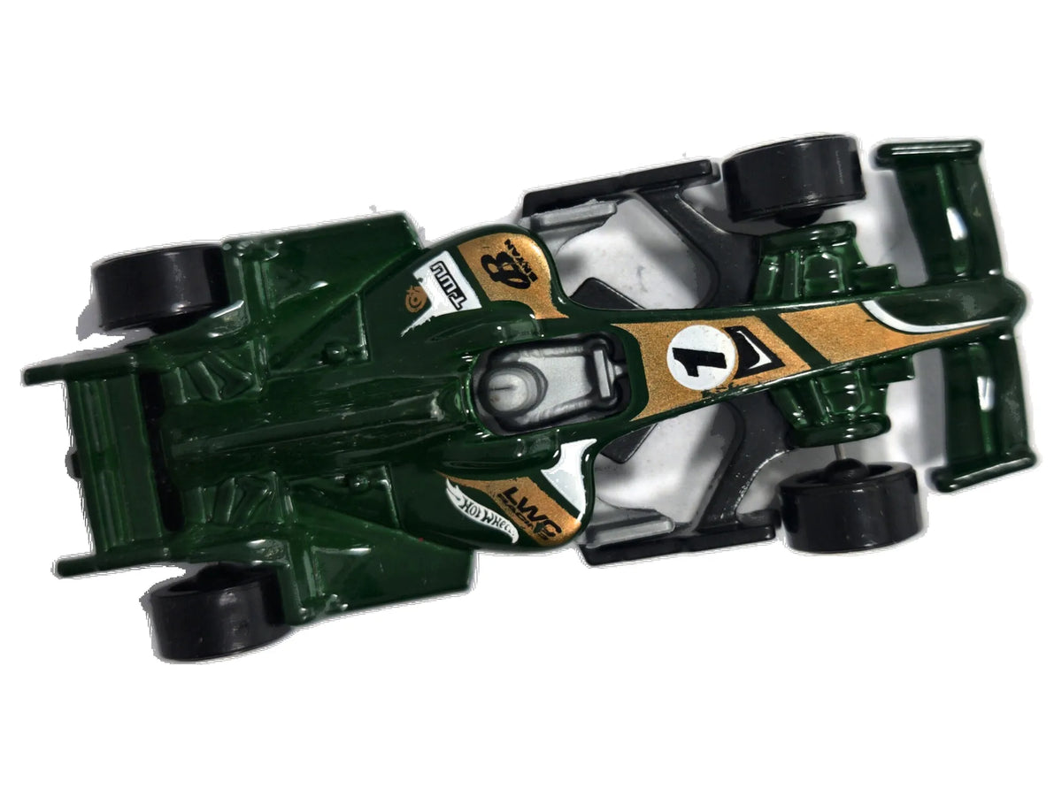 F1 Racer Hot Wheels 1:64 Bolid F1 7 Luzak Zielony – zdjęcie 8