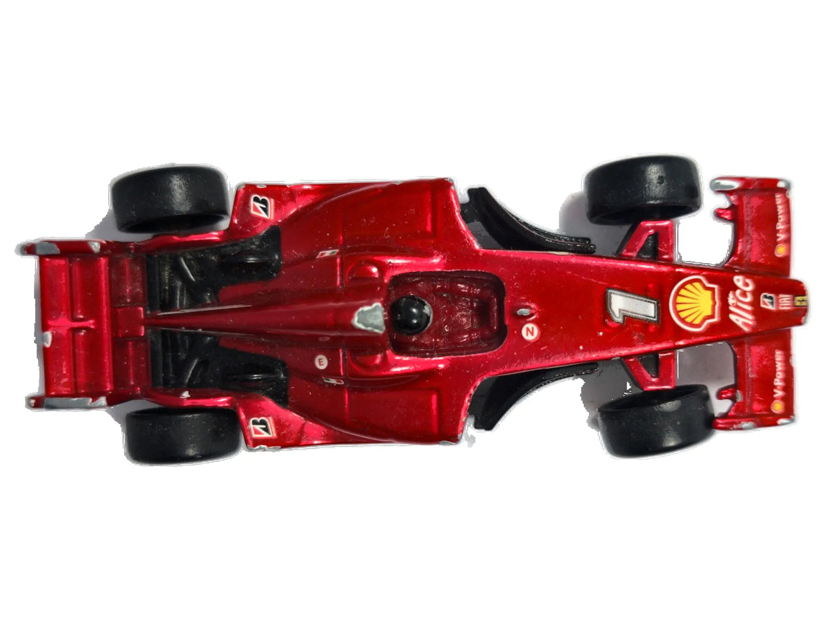 FERRARI FORMUŁA F1, Hot Wheels 2004, Die cast 2004A7 Czerwony 1:64 Resoraki – zdjęcie 8