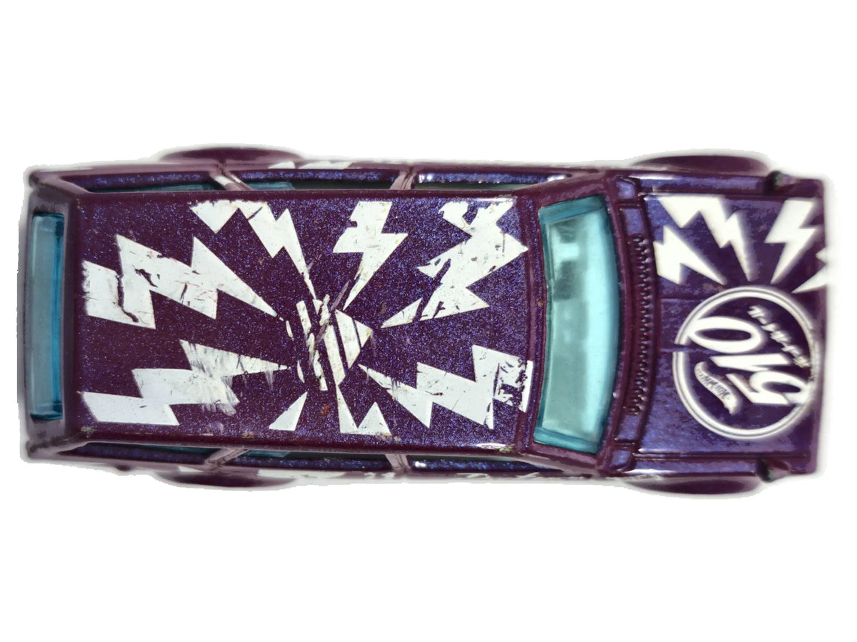 '71 DATSUN 510 WAGON, Hot Wheels 2012-'24, Die cast Fioletowy 1:64 Resoraki – zdjęcie 8