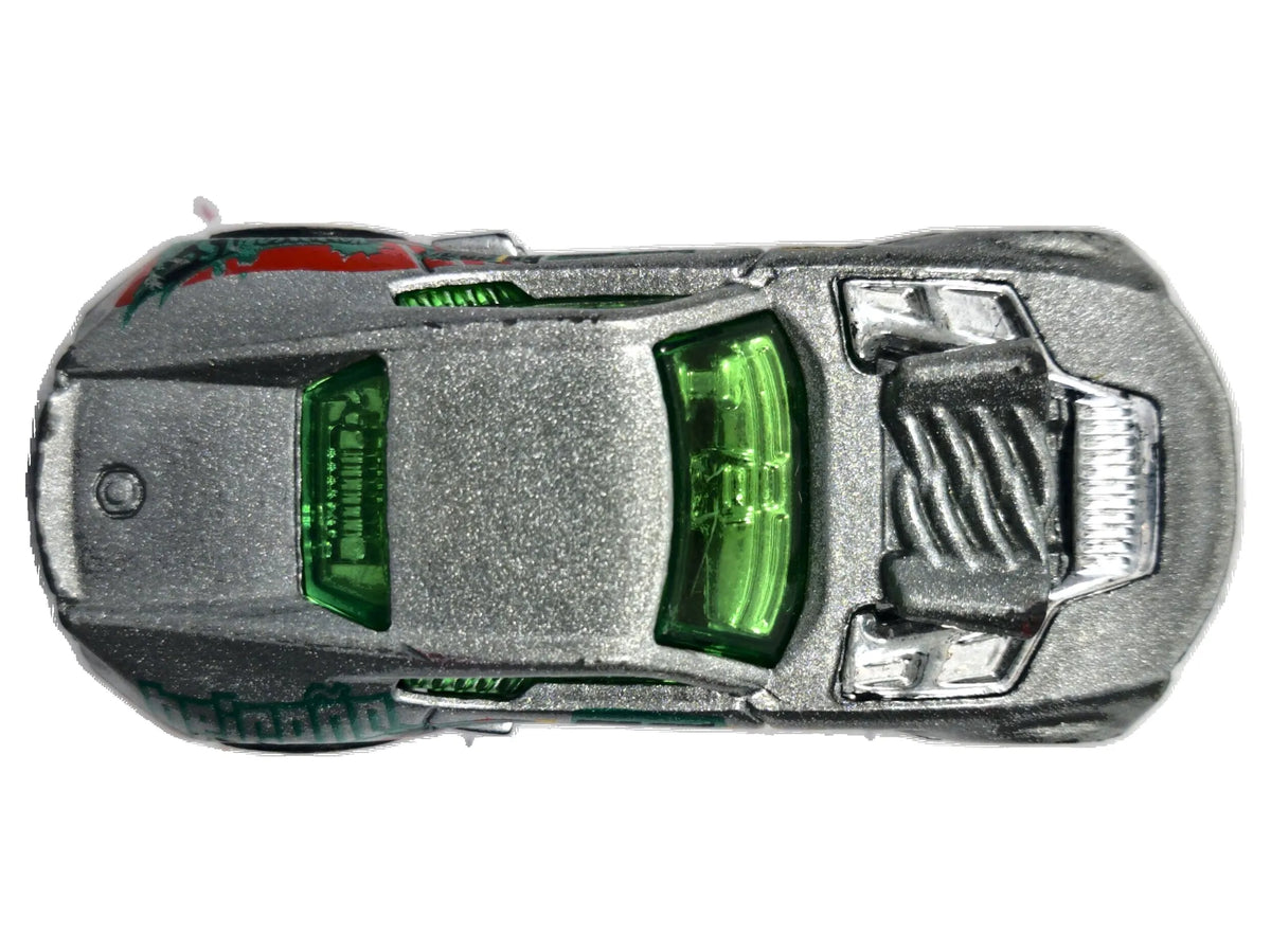 F30 TWIN-DUCTION #06, Hot Wheels 2010, Die cast F30, Srebrny 1:64, Resoraki – zdjęcie 8