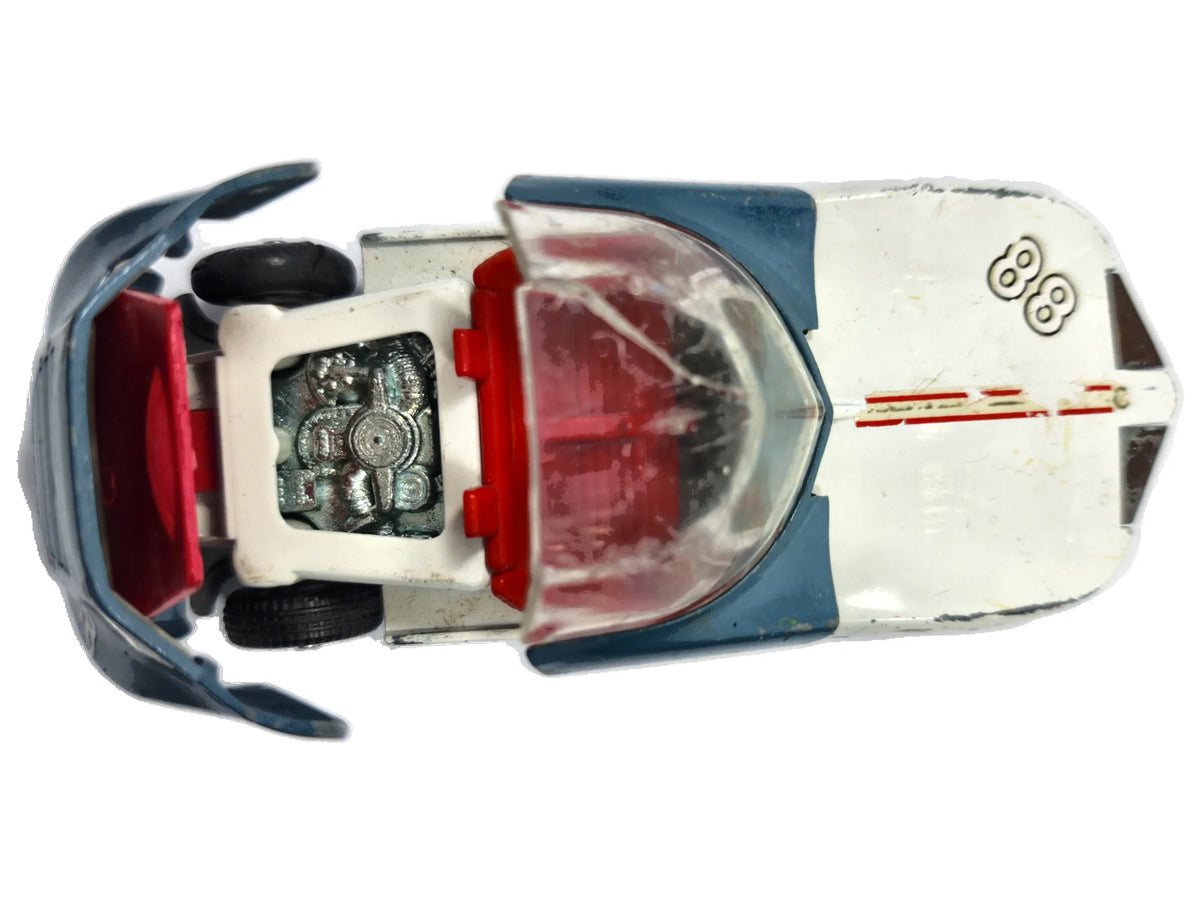 MONZA GT SPYDER Sports CAR Tekno '70 Biały 1:43 Made in Denmark – zdjęcie 8