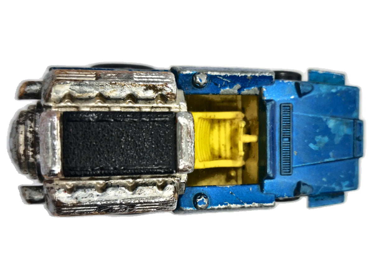 TYRE FRYER, Matchbox 1972, Made in England, NO.42, Niebieski 1:55, Resoraki – zdjęcie 8
