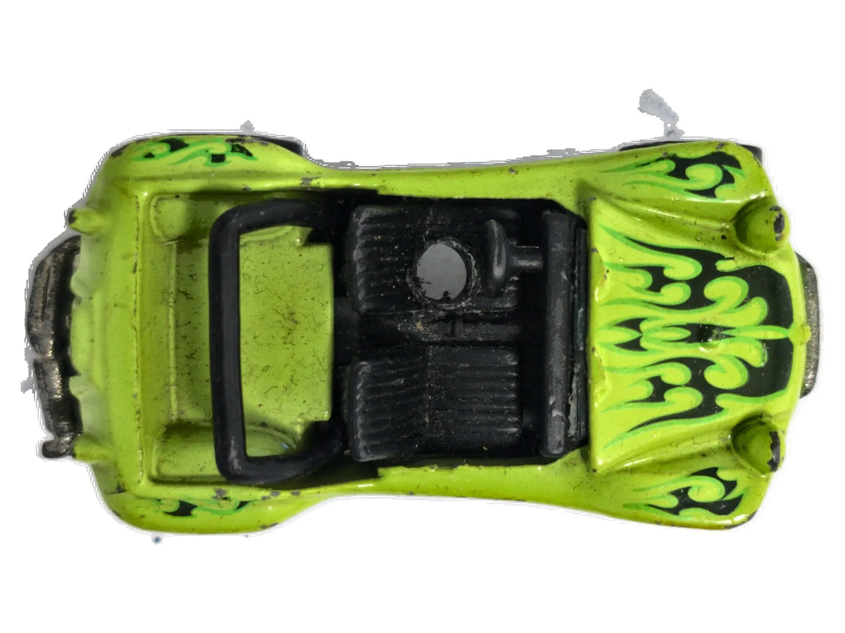 MEYERS MANX BUGGY METAL METAL Hot Wheels Made in Meksyk 2002 Zielony 1:64 – zdjęcie 8