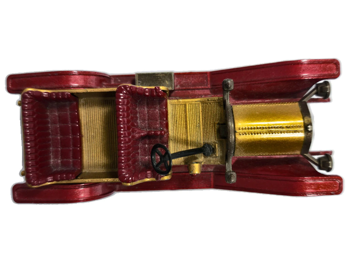 1912 Simplex Yesteryear Matchbox '70 Czerwony 1:43 Made in England – zdjęcie 8