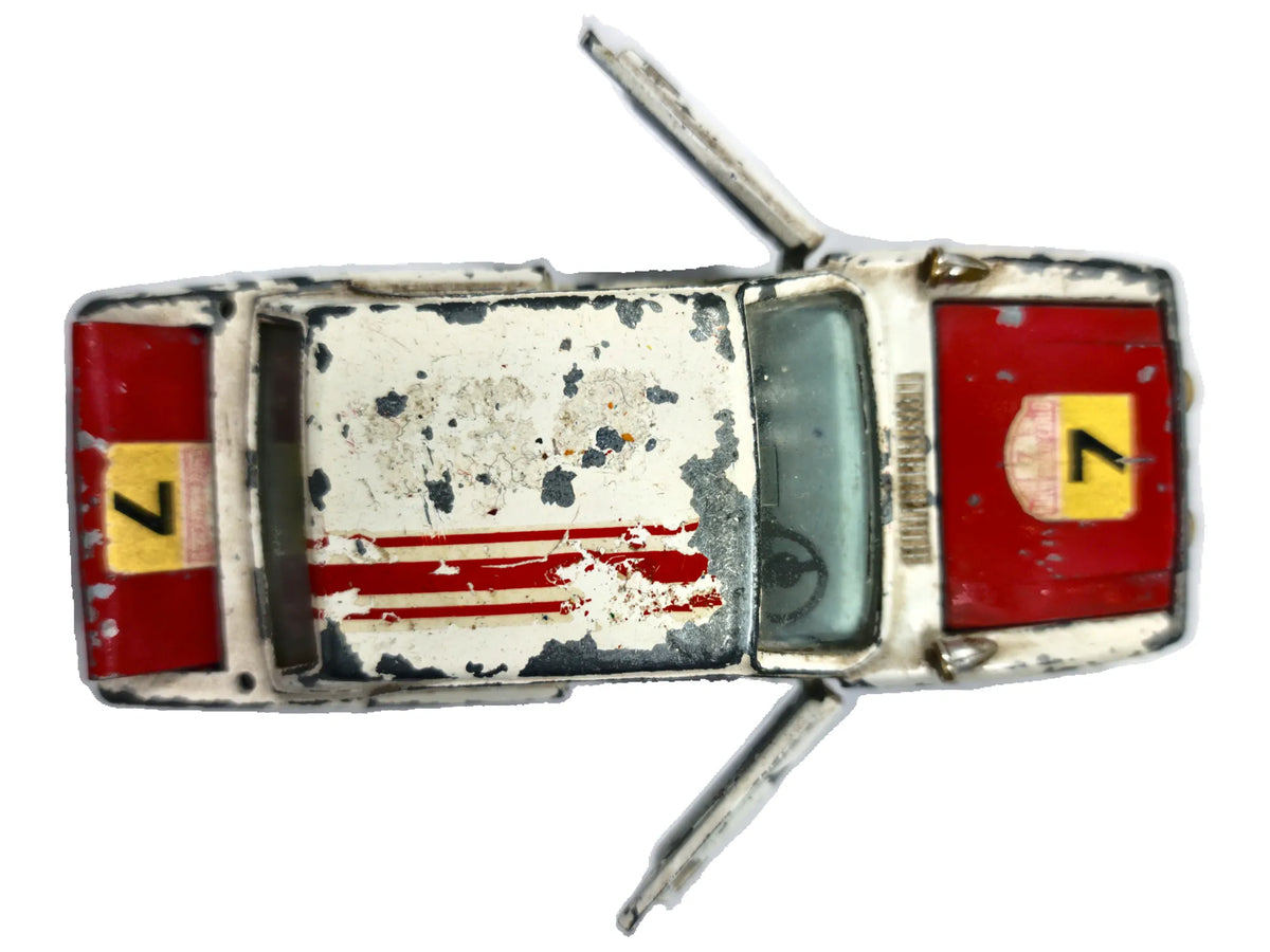 FORD CORTINA RALLY Dinky Toys Biały 1:36 Made in England – zdjęcie 8