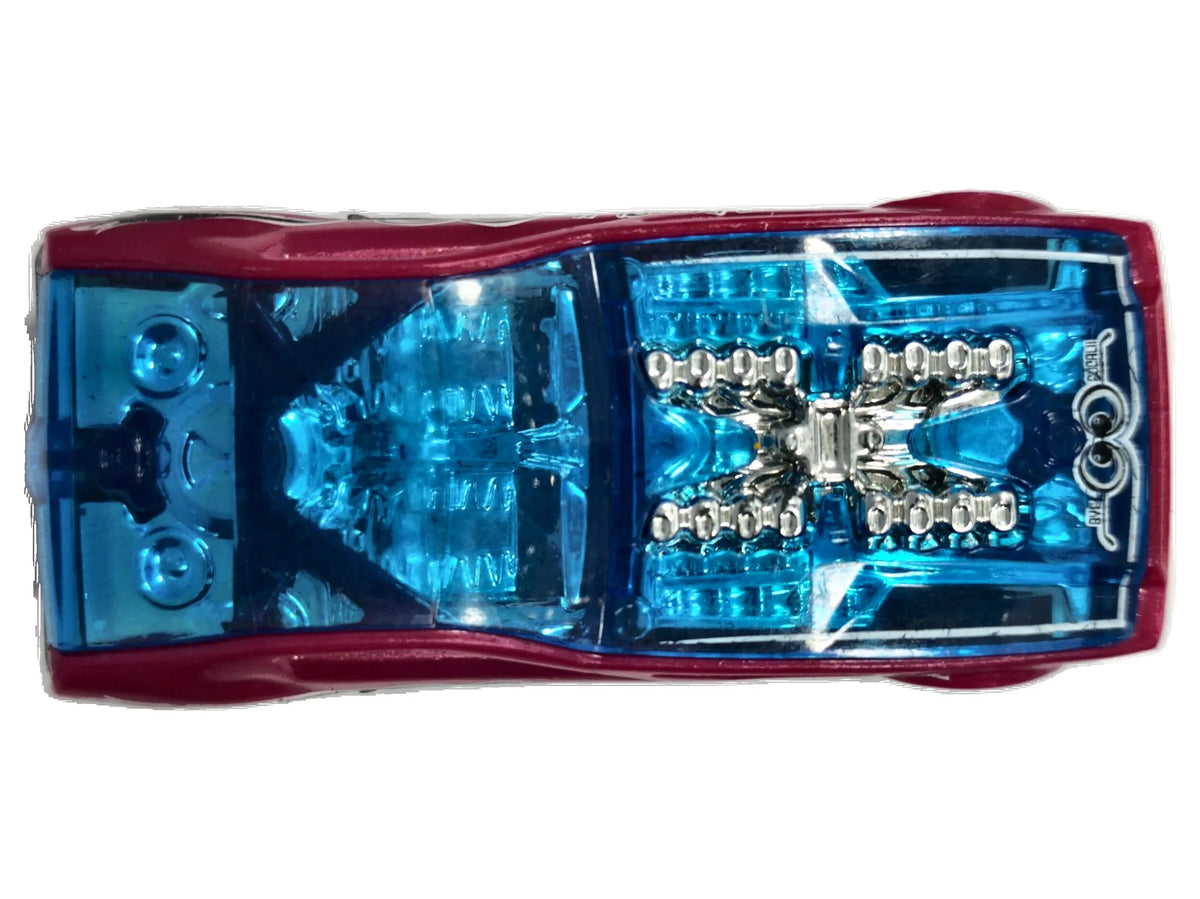 BYE FOCAL II, Hot Wheels 2009, Die cast 002, Przeźroczysty, 1:64, Resoraki – zdjęcie 8