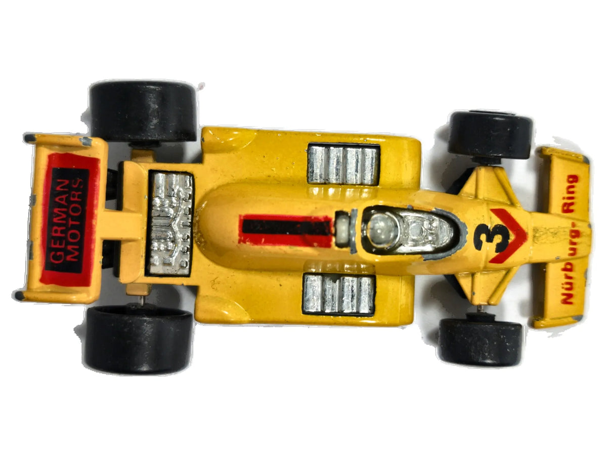 Bolid Formuła 1 Racing Team McToy Żółty 1:55 Vintage – zdjęcie 8