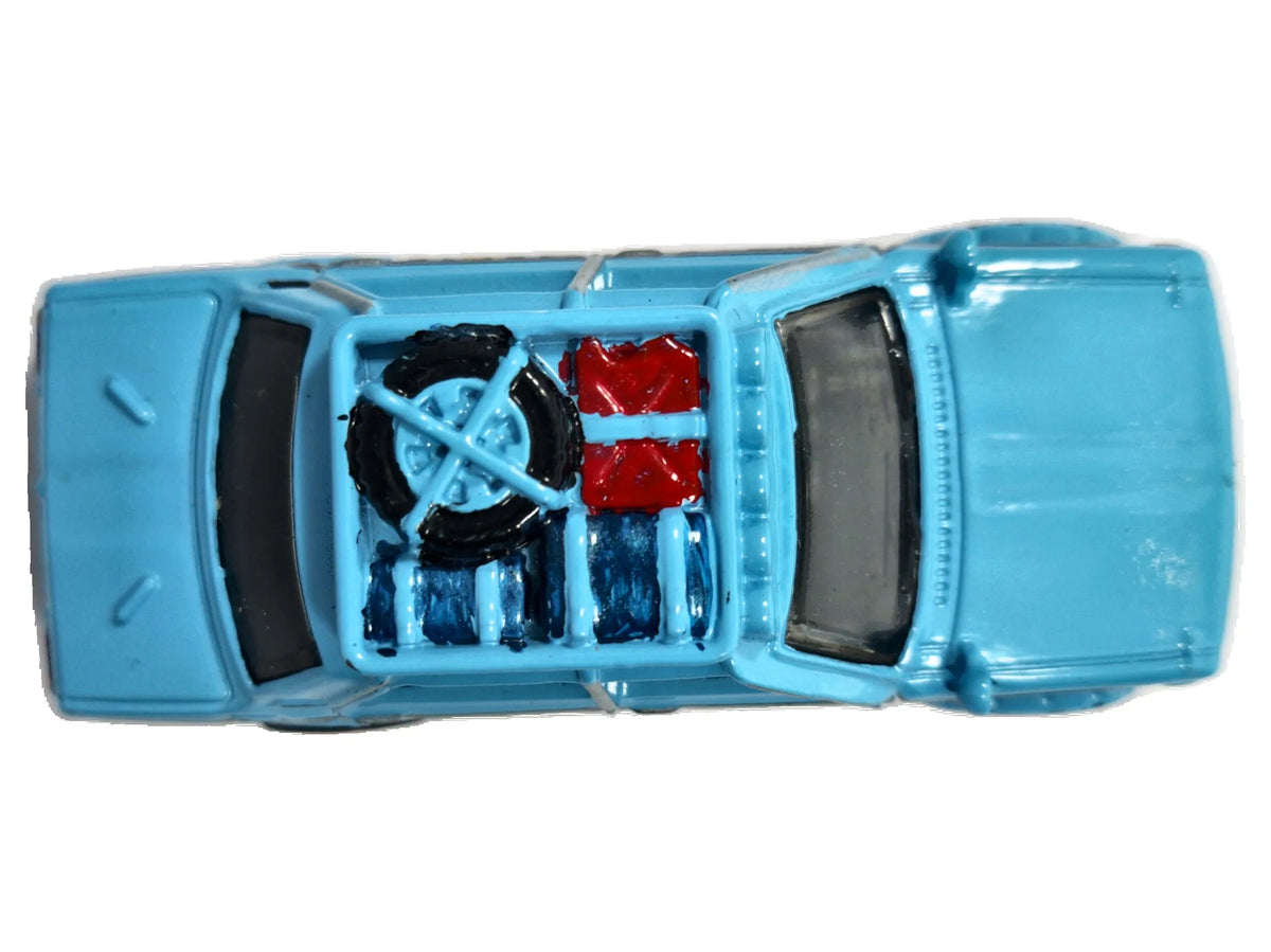 '70 DATSUN 510 RALLY, Matchbox 2016, Die cast MB1023 / DVK26, Błękitny 1:58 – zdjęcie 8