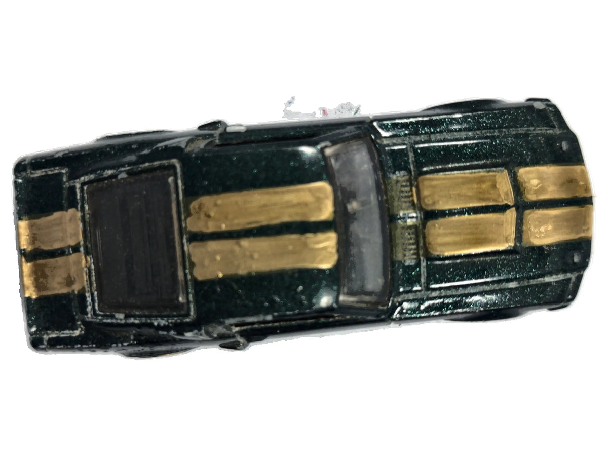 Ford Mustang Mach 1 Majorette 1:66 Made in France Zielony Custom Model – zdjęcie 8
