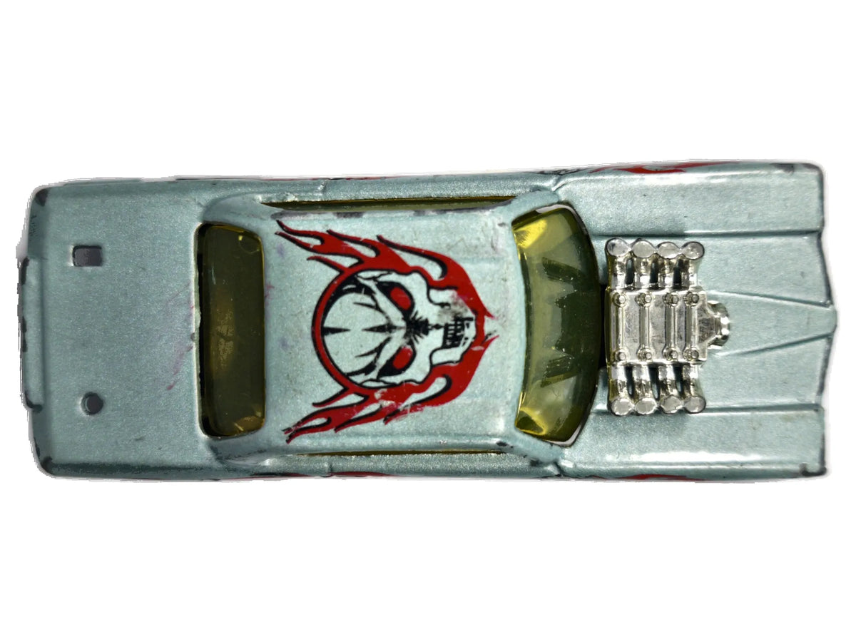 Jak '67 Pontiac GTO MUSCLE CAR, Vintage Die cast, Błękitny, 1:64, Resoraki – zdjęcie 8