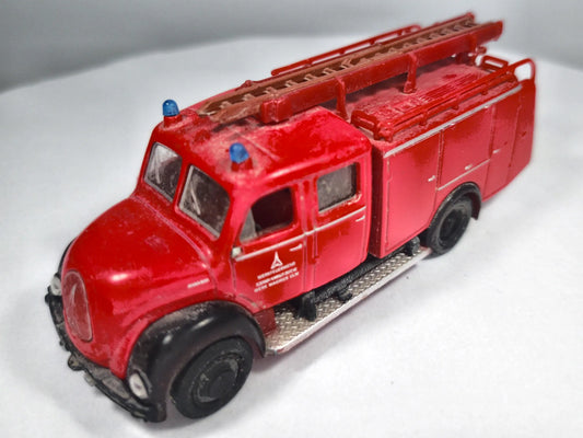 1961 MAGIRUS-DEUTZ MERCUR TLF 16, AmerCom Made in Germany, 1:64, Resoraki – zdjęcie 2