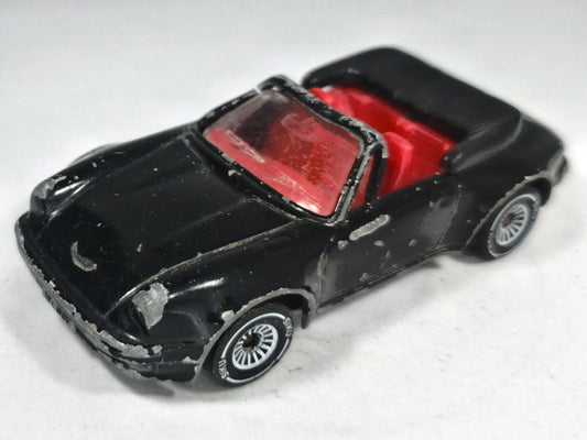 Porsche 911 Turbo SIKU 1:55 Made in W-Germany Luzak Czarny 2xMetal Cabrio – zdjęcie 2