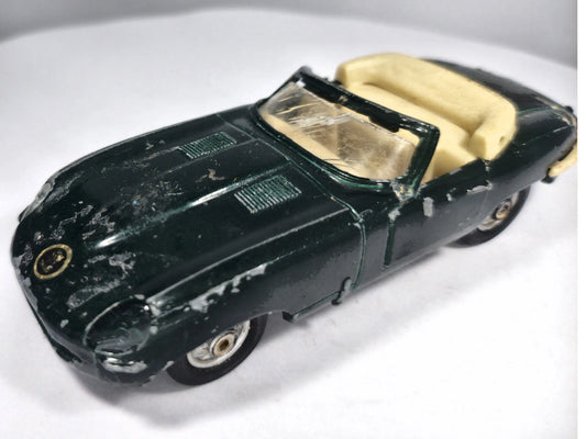 Jaguar E Cabriolet Maisto 1:38 Luzak Zielony – zdjęcie 2