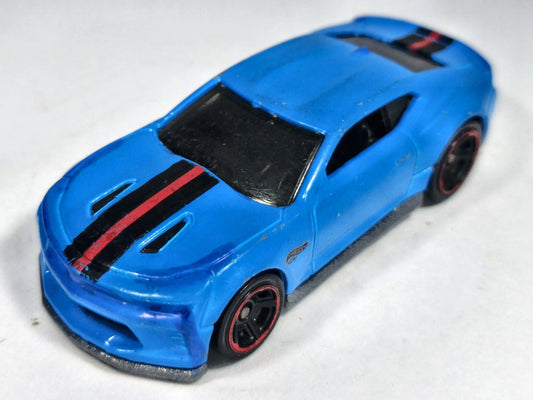 2018 Camaro Ss Hot Wheels 2017 Niebieski 1:64 – zdjęcie 2