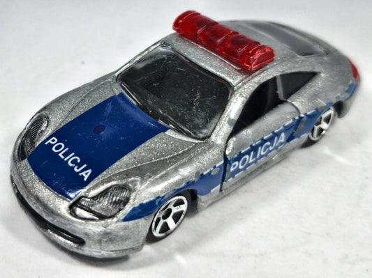 Porsche 996 Policja Majorette Srebrny 1:54 – zdjęcie 2