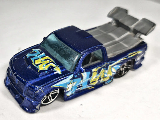 SUPER TUNED Hot Wheels 2000 Niebieski 1:64 Graffiti – zdjęcie 2