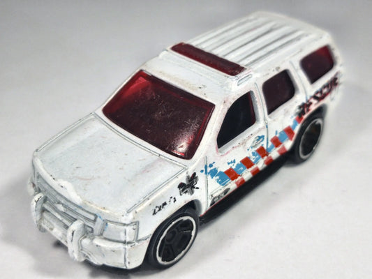 '07 CHEVY TAHOE, Hot Wheels 2007, Die cast 1186 MI I NL Biały 1:64 Resoraki – zdjęcie 2
