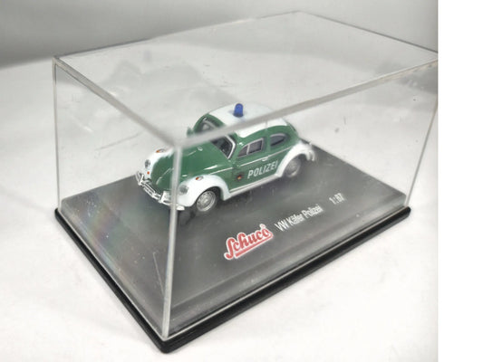 Vw Käfer Polizei (VE Beetle MK1) Policja Schuco Zielony 1:87 – zdjęcie 2