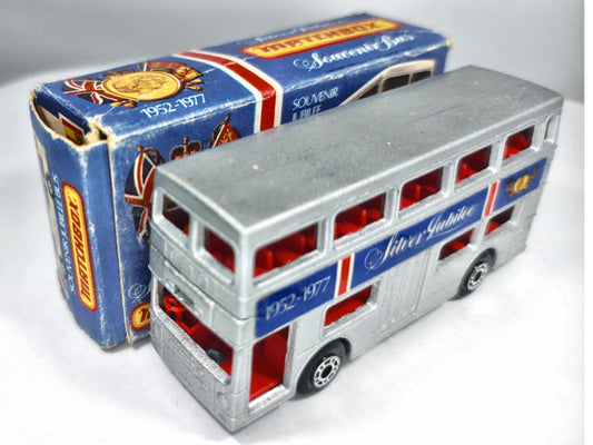 The Londoner Matchbox lata 60-te Superfast 1:87 Made in England London Bus – zdjęcie 2