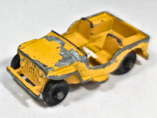 JEEP TUF-TOTS Lone Star '50 Żółty 1:72 Made in England – zdjęcie 2