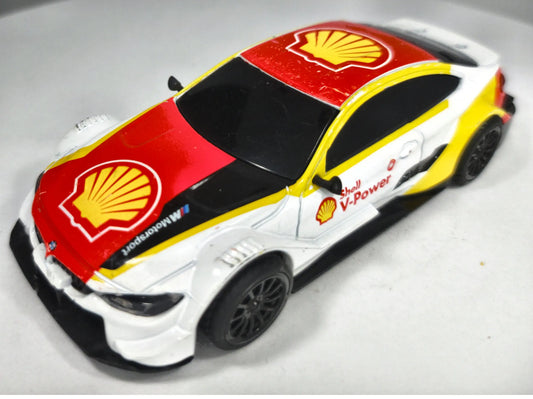 BMW M4 F82 BRANDBASE X-Raycers 1:37 Shell V-Power Luzak Biały – zdjęcie 2
