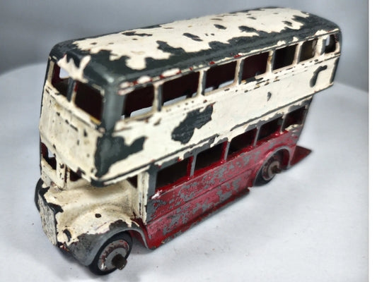 Decker London Bus Dinky Toys '60 Biały 1:43 Made in England – zdjęcie 2